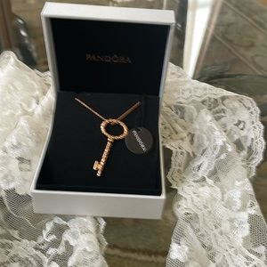 Pandora Key Pendant Necklace